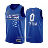 Camiseta All Star 2021 Boston Celtics Jayson Tatum NO 0 Azul