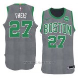 Camiseta Boston Celtics Daniel Theis Navidad 2018 Verde