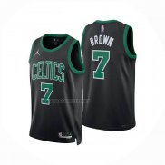 Camiseta Boston Celtics Jaylen Brown NO 7 Statement 2025-26 Negro