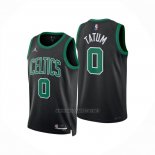 Camiseta Boston Celtics Jayson Tatum NO 0 Statement 2023-25 Negro