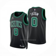 Camiseta Boston Celtics Jayson Tatum NO 0 Statement 2023-25 Negro