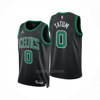 Camiseta Boston Celtics Jayson Tatum NO 0 Statement 2023-25 Negro