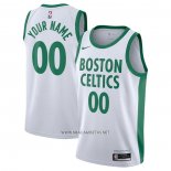 Camiseta Boston Celtics Personalizada Ciudad 2020-21 Blanco