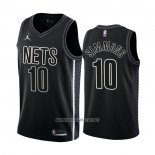 Camiseta Brooklyn Nets Ben Simmons NO 10 Statement 2022-23 Negro