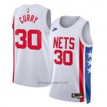 Camiseta Brooklyn Nets Seth Curry NO 30 Classic 2022-23 Blanco