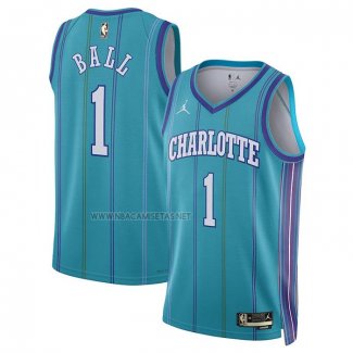 Camiseta Charlotte Hornets LaMelo Ball NO 1 Classic 2023-24 Verde