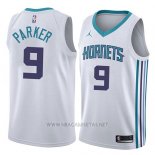 Camiseta Charlotte Hornets Tony Parker NO 9 Association 2018 Blanco