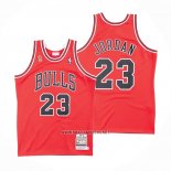 Camiseta Chicago Bulls Michael Jordan NO 23 Mitchell & Ness 1995-96 Rojo