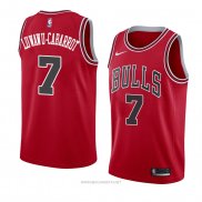 Camiseta Chicago Bulls Timothe Luwawu-Cabarrot NO 7 Icon 2018 Rojo