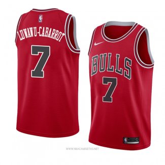 Camiseta Chicago Bulls Timothe Luwawu-Cabarrot NO 7 Icon 2018 Rojo