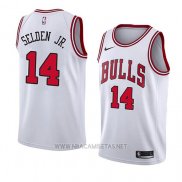 Camiseta Chicago Bulls Wayne Selden Jr. NO 14 Association 2018 Blanco