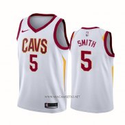 Camiseta Cleveland Cavaliers Cavaliers Dennis Smith NO 5 Association 2017-18 Blanco