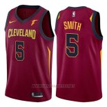 Camiseta Cleveland Cavaliers J.r. Smith NO 5 Icon 2017-18 Rojo
