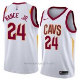 Camiseta Cleveland Cavaliers Larry Nance Jr. NO 24 Association 2018 Blanco