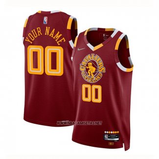 Camiseta Cleveland Cavaliers Personalizada Ciudad 2021-22 Rojo