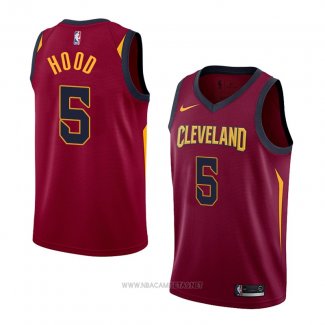 Camiseta Cleveland Cavaliers Rodney Hood NO 5 Icon 2018 Rojo