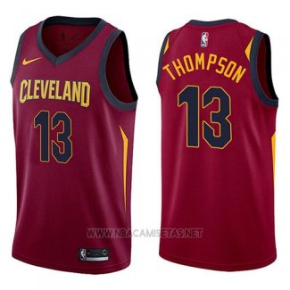 Camiseta Cleveland Cavaliers Tristan Thompson NO 13 Swingman Icon 2017-18 Rojo