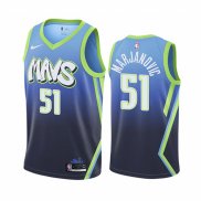 Camiseta Dallas Mavericks Boban Marjanovic NO 51 Ciudad Edition Azul