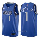 Camiseta Dallas Mavericks Dennis Smith Jr. NO 1 Icon 2017-18 Azul