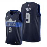 Camiseta Dallas Mavericks Isaiah Roby NO 9 Statement Azul