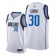 Camiseta Dallas Mavericks Seth Curry NO 30 Association Blanco