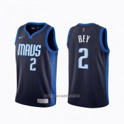 Camiseta Dallas Mavericks Tyler Bey NO 2 Earned 2020-21 Azul