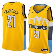 Camiseta Denver Nuggets Wilson Chandler NO 21 Statement 2018 Amarillo