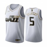 Camiseta Golden Edition Utah Jazz Jarrell Brantley NO 5 2019-20 Blanco