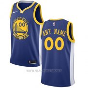 Camiseta Golden State Warriors Nike Personalizada 17-18 Azul