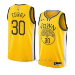Camiseta Golden State Warriors Stephen Curry NO 30 Earned 2018-19 Amarillo