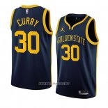 Camiseta Golden State Warriors Stephen Curry NO 30 Statement 2022-23 Azul