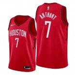 Camiseta Houston Rockets Carmelo Anthony NO 7 Earned Edition Rojo