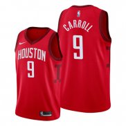 Camiseta Houston Rockets Demarre Carroll NO 9 Earned 2019-20 Rojo
