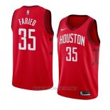 Camiseta Houston Rockets Kenneth Faried NO 35 Earned 2018-19 Rojo
