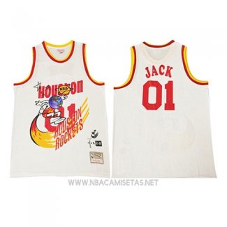 Camiseta Houston Rockets x Cactus Jack NO 01 Blanco