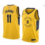 Camiseta Indiana Pacers Domantas Sabonis NO 11 Statement 2018 Amarillo