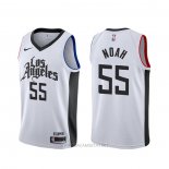 Camiseta Los Angeles Clippers Joakim Noah NO 55 Ciudad Blanco