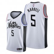 Camiseta Los Angeles Clippers Montrezl Harrell NO 5 Ciudad Edition Blanco