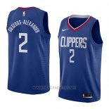Camiseta Los Angeles Clippers Shai Gilgeous-Alexander NO 2 Icon 2018 Azul