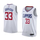 Camiseta Los Angeles Clippers Wesley Johnson NO 33 Association 2018 Blanco