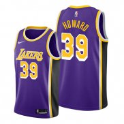 Camiseta Los Angeles Lakers Dwight Howard NO 39 Statement Violeta