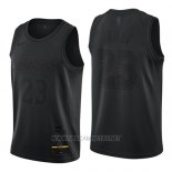 Camiseta Los Angeles Lakers Lebron James NO 23 MVP Negro