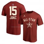 Camiseta Manga Corta All Star 2024 Nikola Jokic Rojo