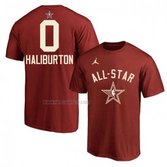 Camiseta Manga Corta All Star 2024 Tyrese Haliburton Rojo