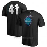 Camiseta Manga Corta Dirk Nowitzki All Star 2019 Dallas Mavericks Negro2