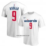 Camiseta Manga Corta Washington Wizards Deni Avdija Blanco