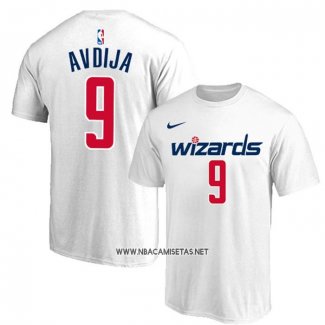 Camiseta Manga Corta Washington Wizards Deni Avdija Blanco