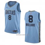 Camiseta Memphis Grizzlies Ziaire Williams NO 8 Statement 2022-23 Azul