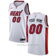 Camiseta Miami Heat Nike Personalizada 17-18 Blanco