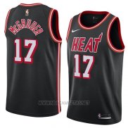 Camiseta Miami Heat Rodney McGruder NO 17 Classic 2018 Negro